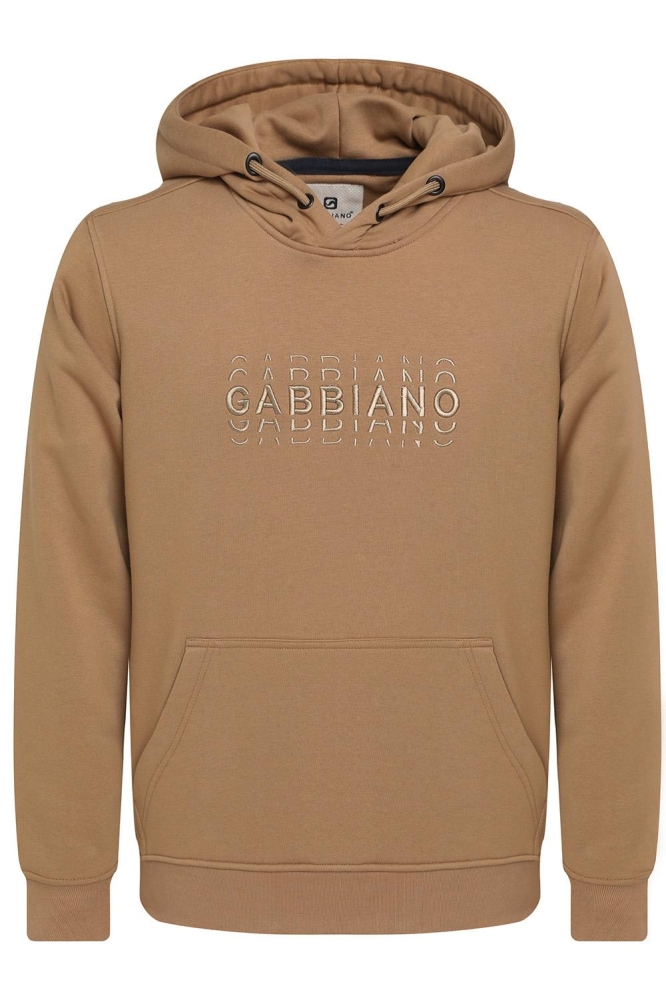 SWEATER MET TEKST 774773 4412 khaki brown